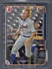 Cam Gibson 2015 Bowman Draft 1st Bowman ROOKIE RC SILVER /499 #20 Tigers