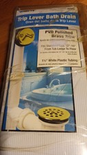 Watts Trip Hebel Badewannenablauf PVD polierte Messingverkleidung Dren Del Bano De La Trip Le