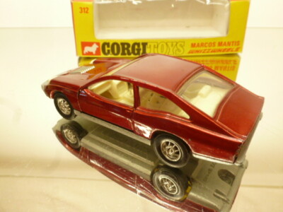 CORGI TOYS 312 MARCOS MANTIS - RED 1:43 GOOD CONDITION - IN BOX