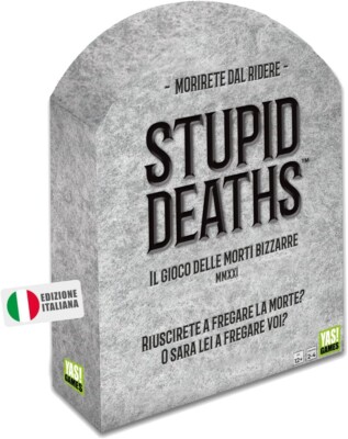 Yas! Games STUPID DEATHS auf Italienisch Brettspiel Gesellschaft Neu NEW