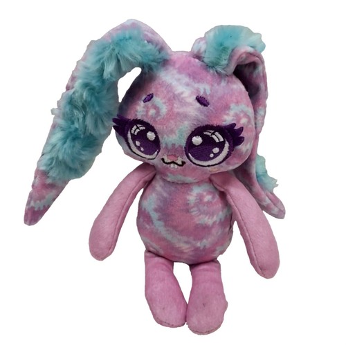 Fur by the Foot Bubblegum Besties Pink & Teal Tie Dye Bunny Rabbit Pastels Plush