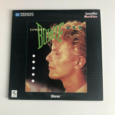 David Bowie 8'' Laserdisc Three Music Videos Let's Dance China Girl Modern Love 