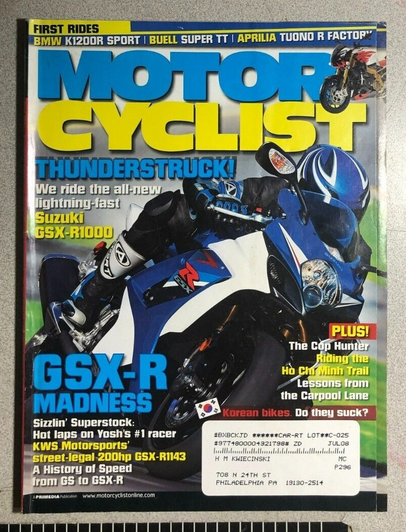MOTORCYCLIST motorcycle magazine April 2007 | eBay