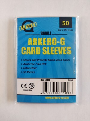 arkero g card sleeves Arkero-G 50 Small Matt - Exodia (Mat Case) Protect your investment with Sleeve Kings custom card sleeving bundle before its too late Arkero-G® 25 Standard Toploaders, 3