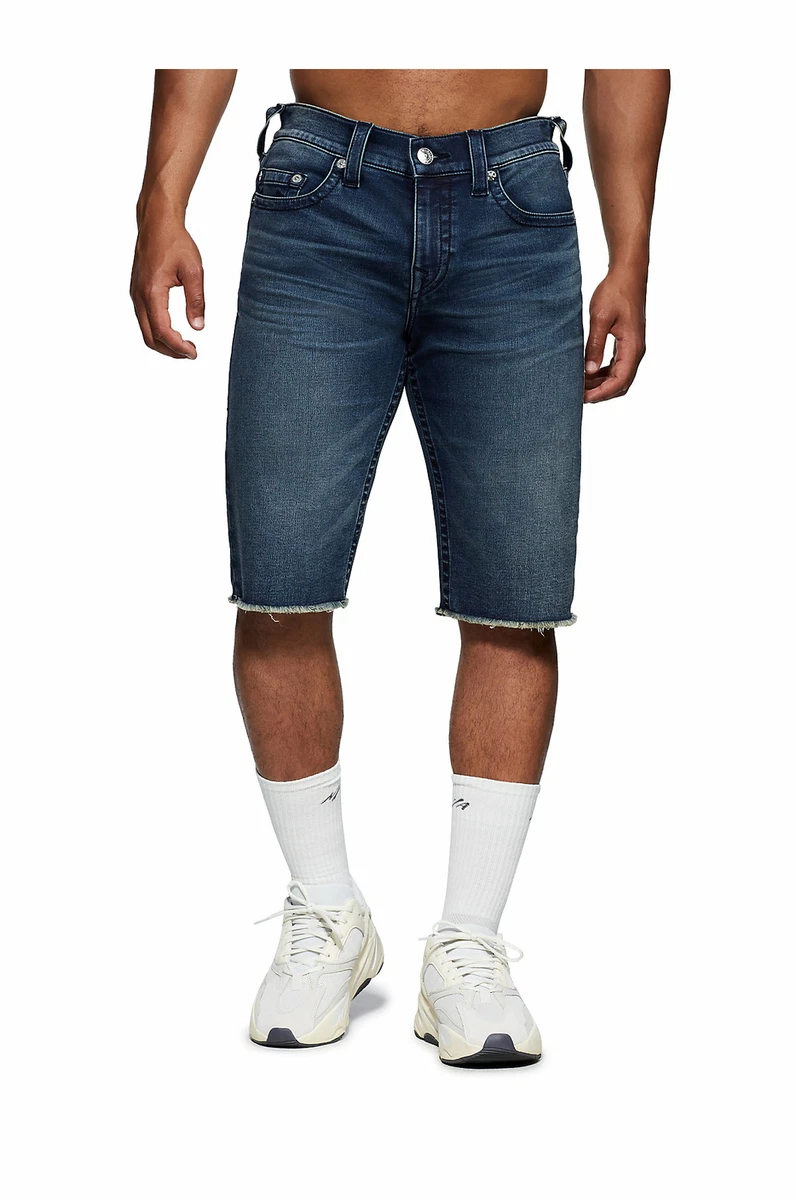 Mens stretch cheap denim shorts