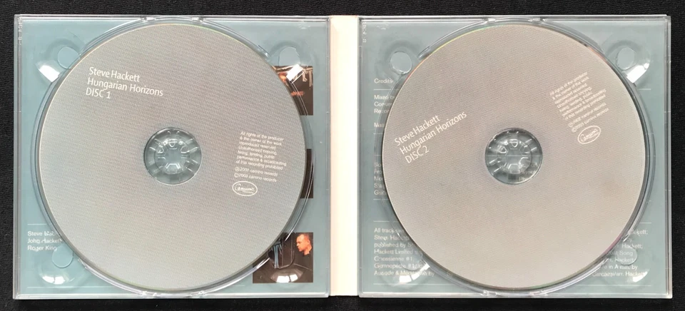 STEVE HACKETT signed/autographed HUNGARIAN HORIZONS (Live In Budapest) CD NM - Image 3 of 3