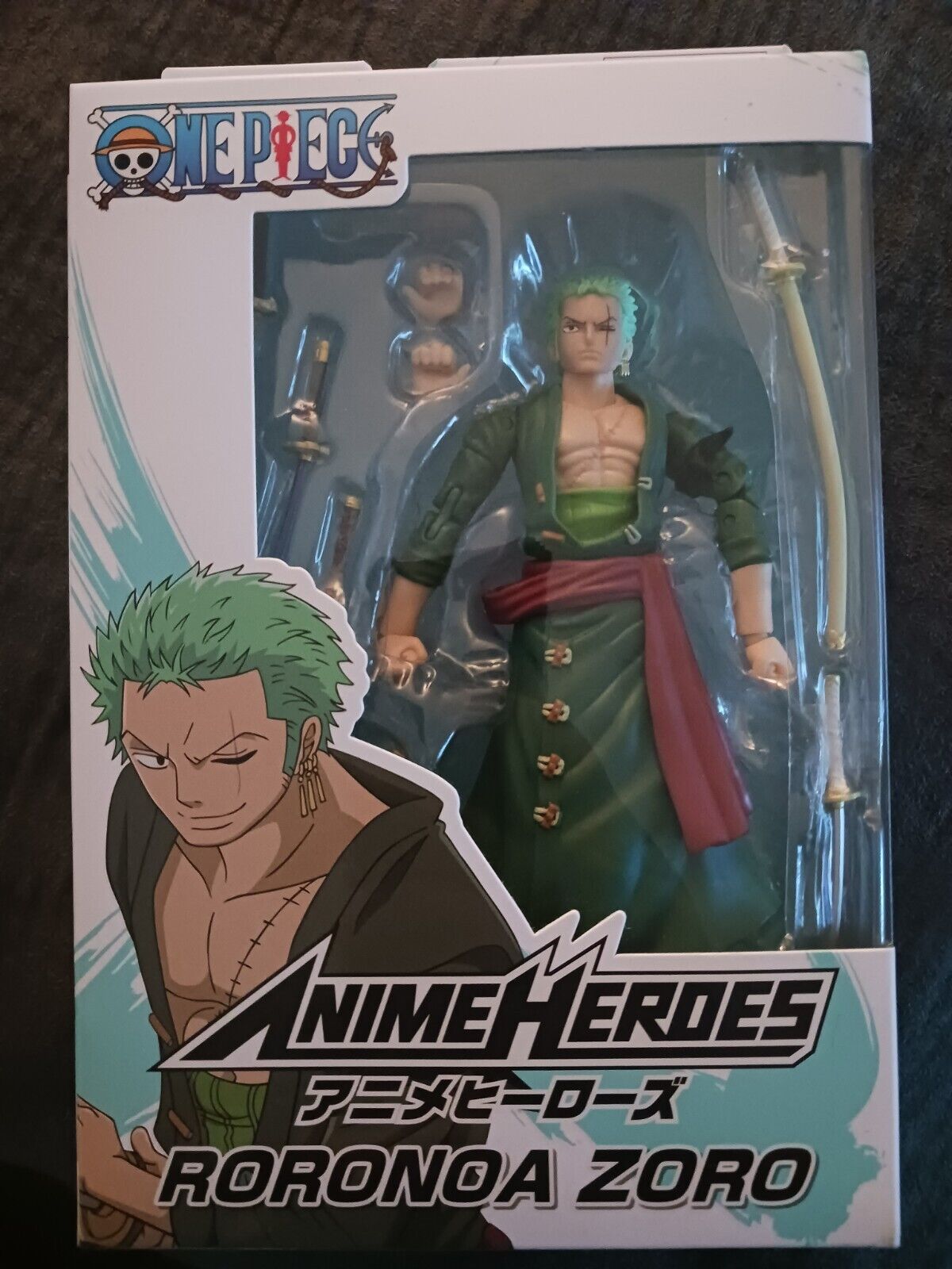 One Piece Roronoa Zoro - 6.5 Action Figure Bandai Anime Heroes w/ Swo –  Blueberry Cat