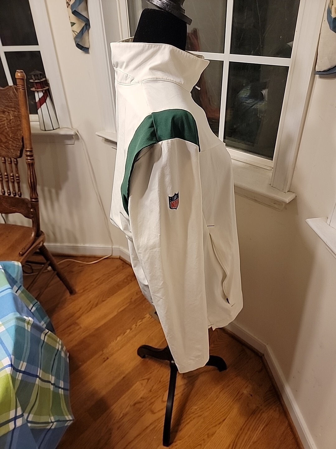 SACAI X NIKE Giacca Nike New York Jets Team Issue On Field Sideline 1 4 zip donna taglia S nuova senza etichette