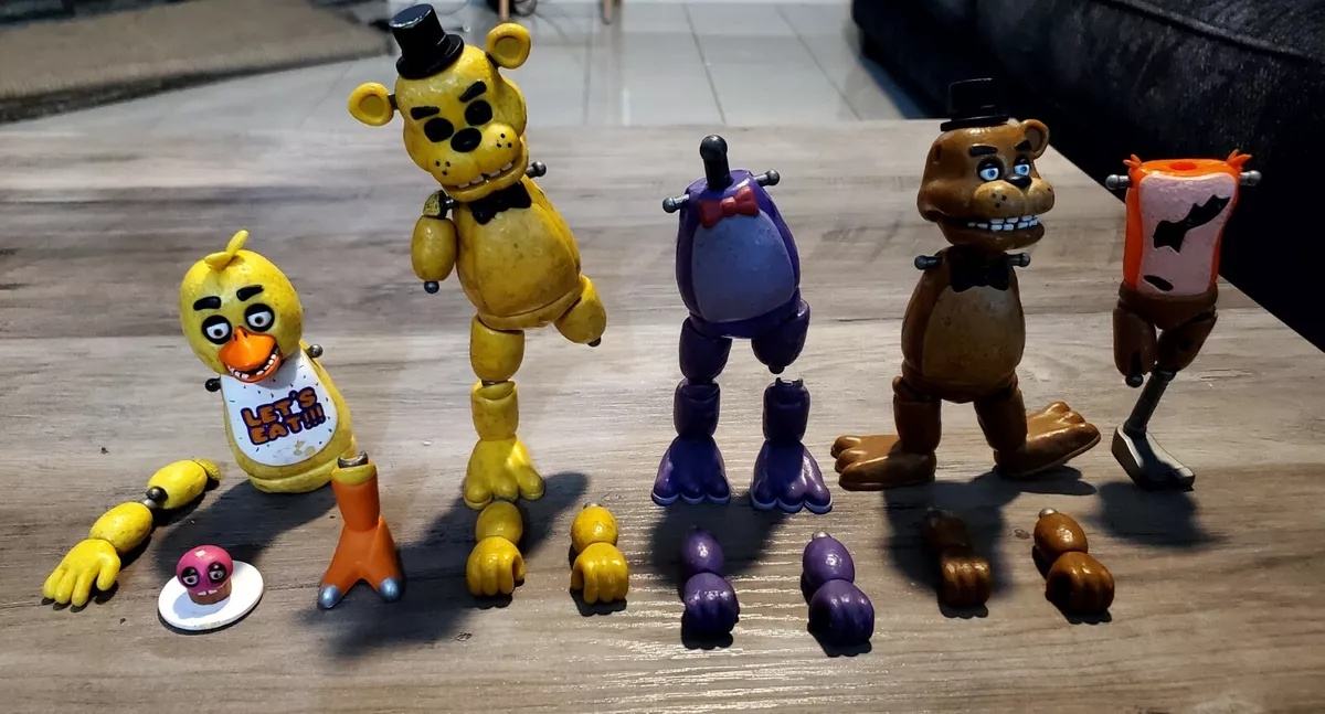 FNAF Five Nights At Freddys Action Figures 6' Funko lot some incomplete &  damage