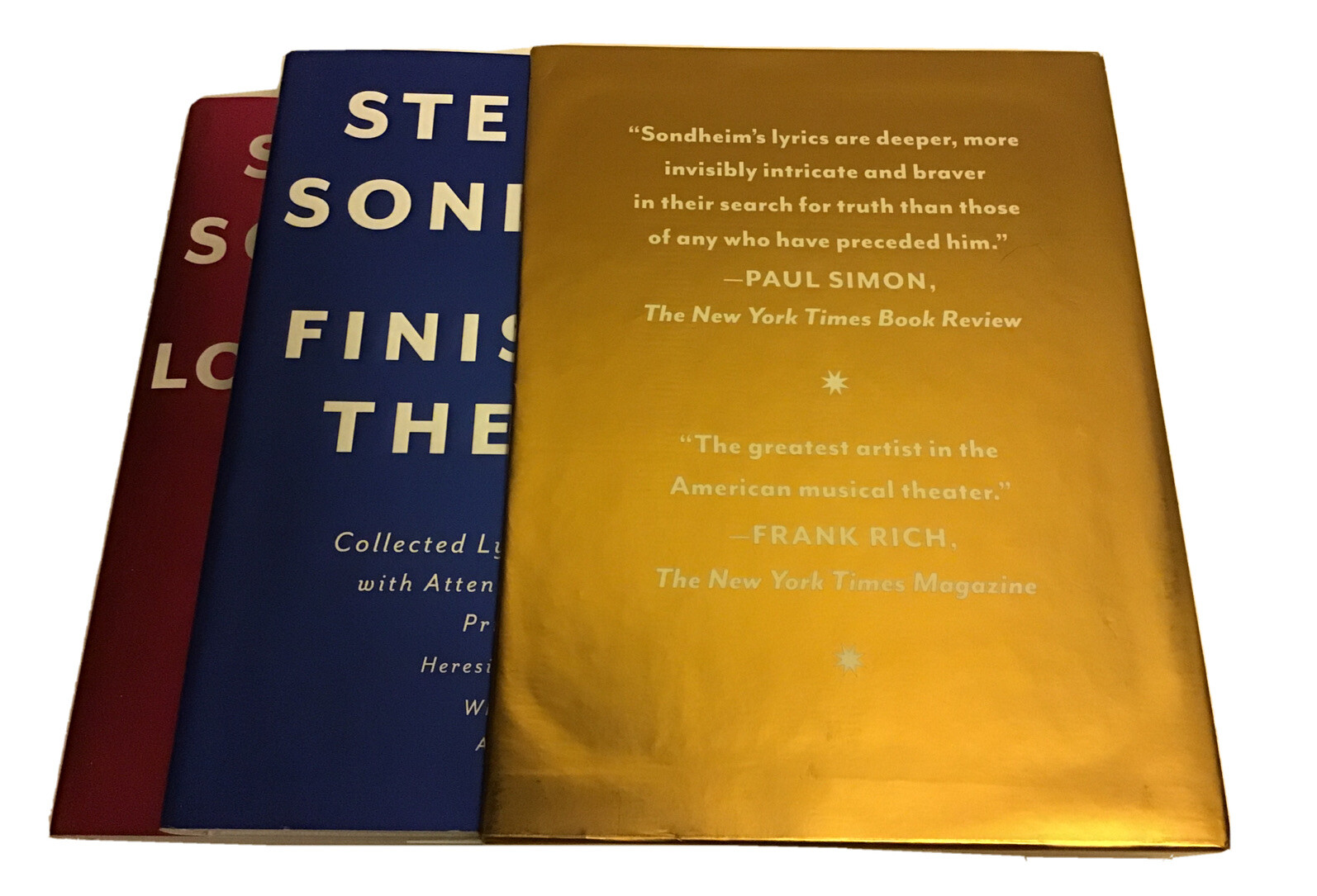Hat Box The Collected Lyrics of Stephen Sondheim .2 Vol Box Set . 2011. HC /DJ 9780307957726 eBay