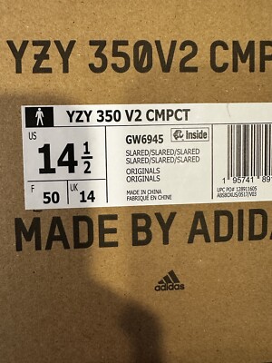 Size 14.5 - adidas Yeezy Boost 350 V2 CMPCT Slate Red