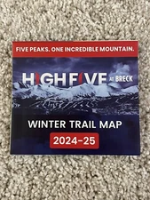 Breckenridge Ski Resort Trail Map 2024-2025 Colorado Skiing NEW - A Vail Resort