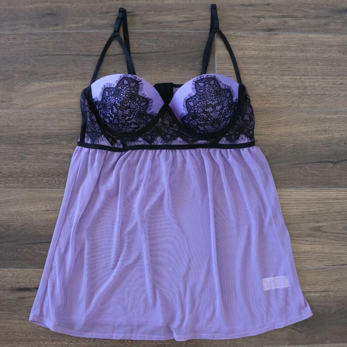 Purple babydoll nightwear 2025