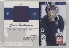 2011-12 Panini Elite Materials Patch /15 Jonas Gustavsson #28 Patch 11jd