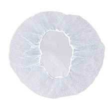 Condor 29Jw61 Hairnet, Polyester, 20 In Dia., White, M, 100 Pk