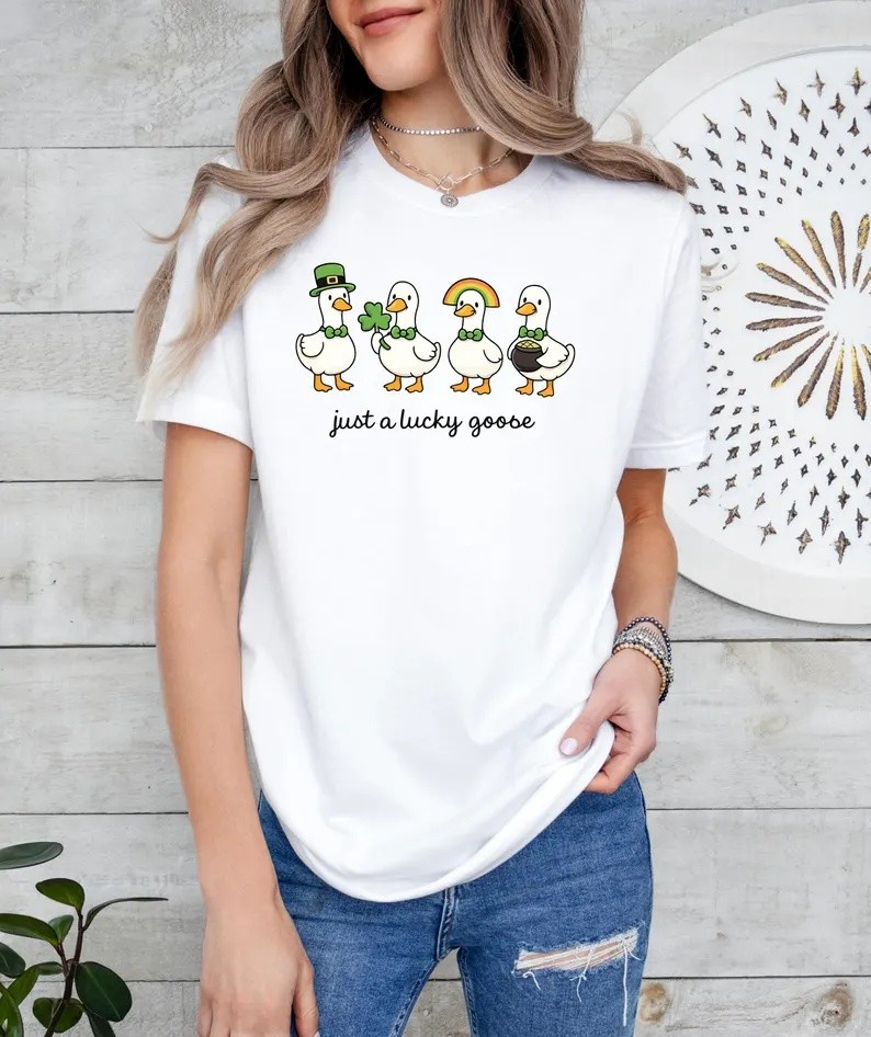 Funny St Patrick Goose Shirt