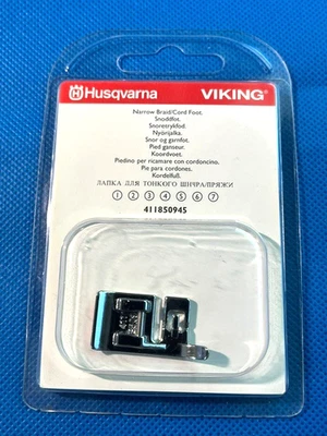 Husqvarna Viking Narrow Braid Cord Foot 411850945 NEW - Image 1 of 2