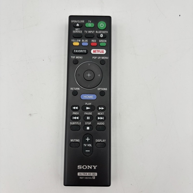 Sony RMT-VB310U 4K UHD Ultra Blu-Ray DVD Player Remote UBP-X1100ES X800