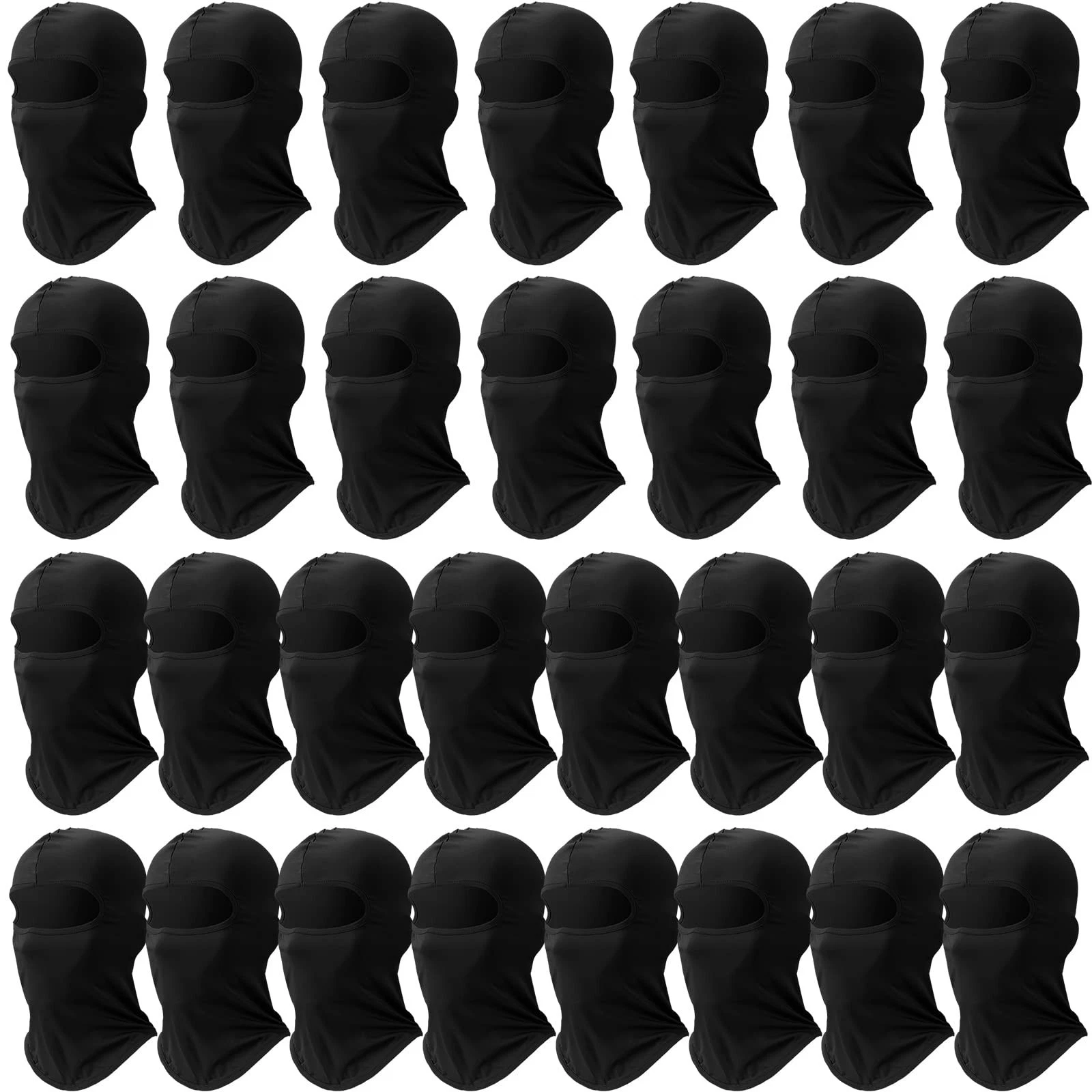 30 Pcs Balaclava Ski Face Mask Full Face Cover Mask UV Protection Cooling Nec...