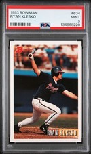 1993 BOWMAN #634 RYAN KLESKO PSA 9