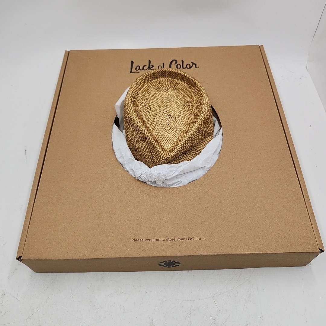 new in box! lack of color THE VISTA HAT CESCA BROWN Sz 55CM or 57CM Lack of Color Women main image 3
