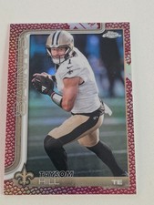 2025 Topps Chrome Taysom Hill #222 Football Leather Refractor Saints