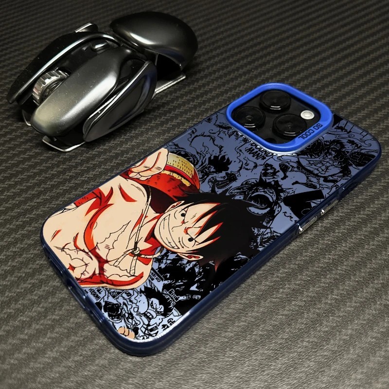 Japanese One Piece Luffy Pattern Phone Case Apple iPhone 15 14 13