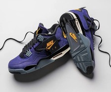 Nike Air Jordan 4 Lakers Imperial Purple -FV5029-500- Size 12.5M