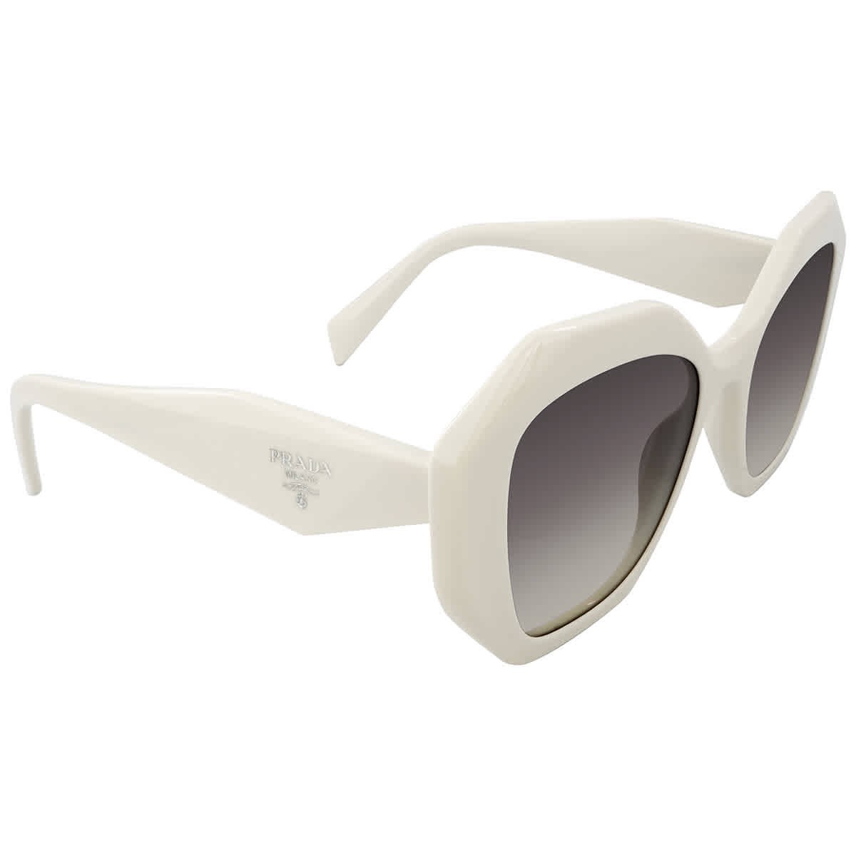 Prada Grey Gradient Geometric Ladies Sunglasses PR 16WS 142130 53 PR 16WS 142130 thumbnail 3