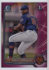 2022 Bowman Chrome Prospects Fuchsia Refractor /199 Robert Dominguez #BCP-51 6fs