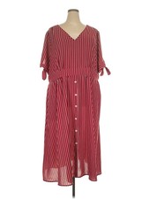 BLOOMCHIC Women Red Casual Dress 26W