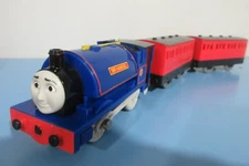 Thomas Trackmaster Sir Handel w/ Red Coaches Motorized Train COMPLETE SET WORKS