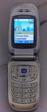 Samsung SCH-A650 flip phone with Original Samsung Travel Charger