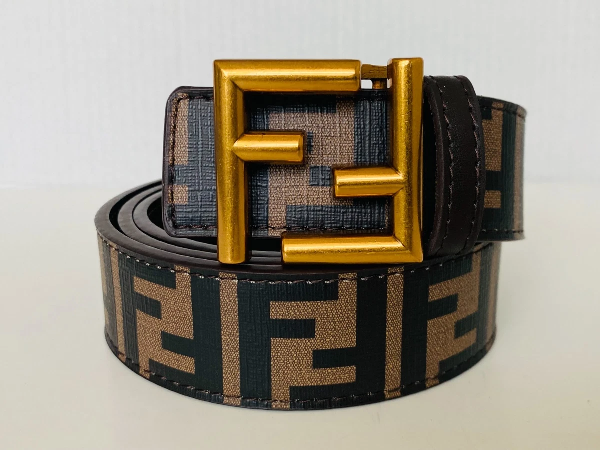 Real Fendi size 26 brown leather belt Fendi Belts for Women | The RealReal main image 4