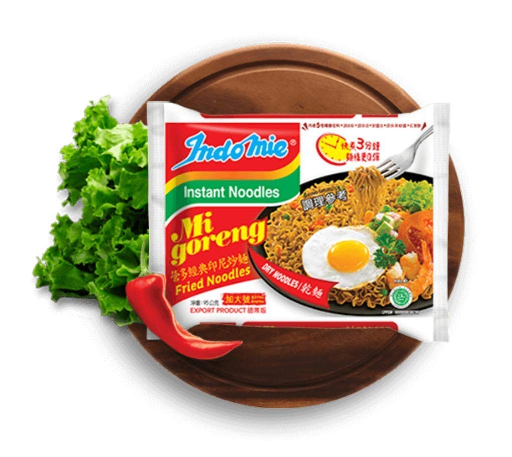 Indomie Mi Goreng Instant Stir Fry Noodles, Halal Certified, Original Flavor,...