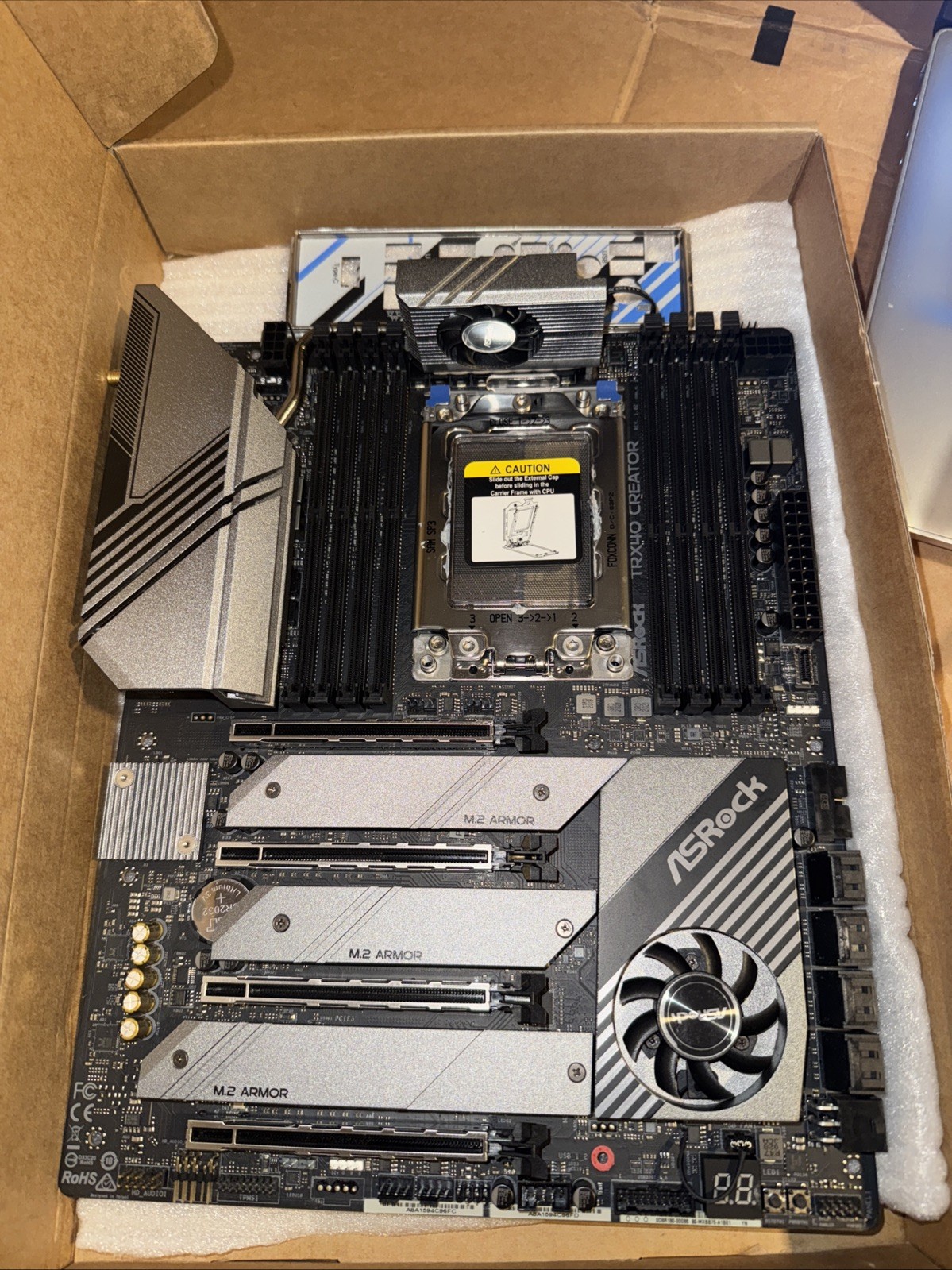 Asrock TRX40 Creator Socket sTRX4 DDR4 M2 WiFi BT USB 3.2 Type-C ATX Motherboard. Available Now for $239.99