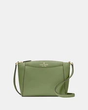 Kate Spade Monica Pebbled Leather Crossbody Bag Purse Green WKR00258