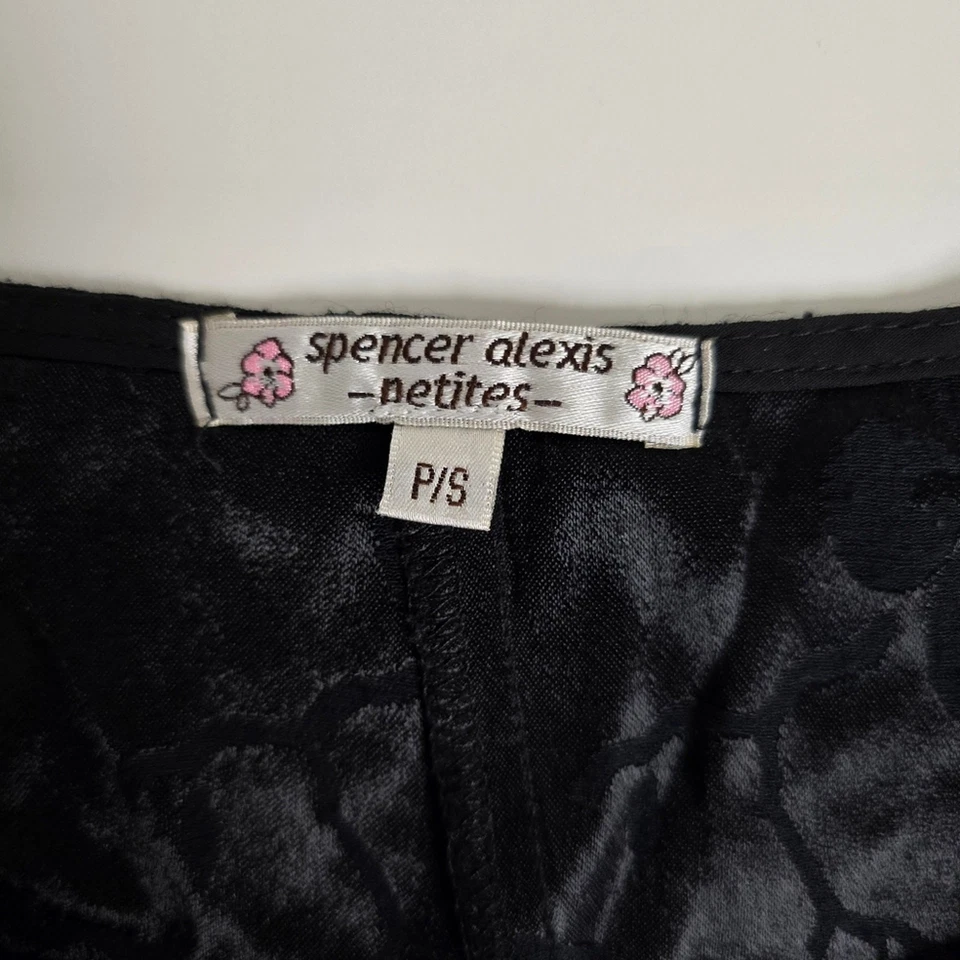 Tanque Spencer Alexis Vintage Floral Caprichoso Gótico Casa Núcleo Talla Pequeña Foto 3 de 4