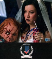 Jennifer Tilly Signed The Bride Of Chucky Tiffany 8x10 Photo BAS COA