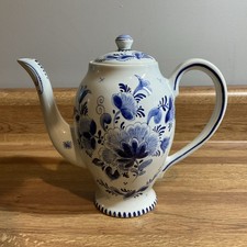 Kitchenware Tea Coffee Pot  Blue White Delft ...