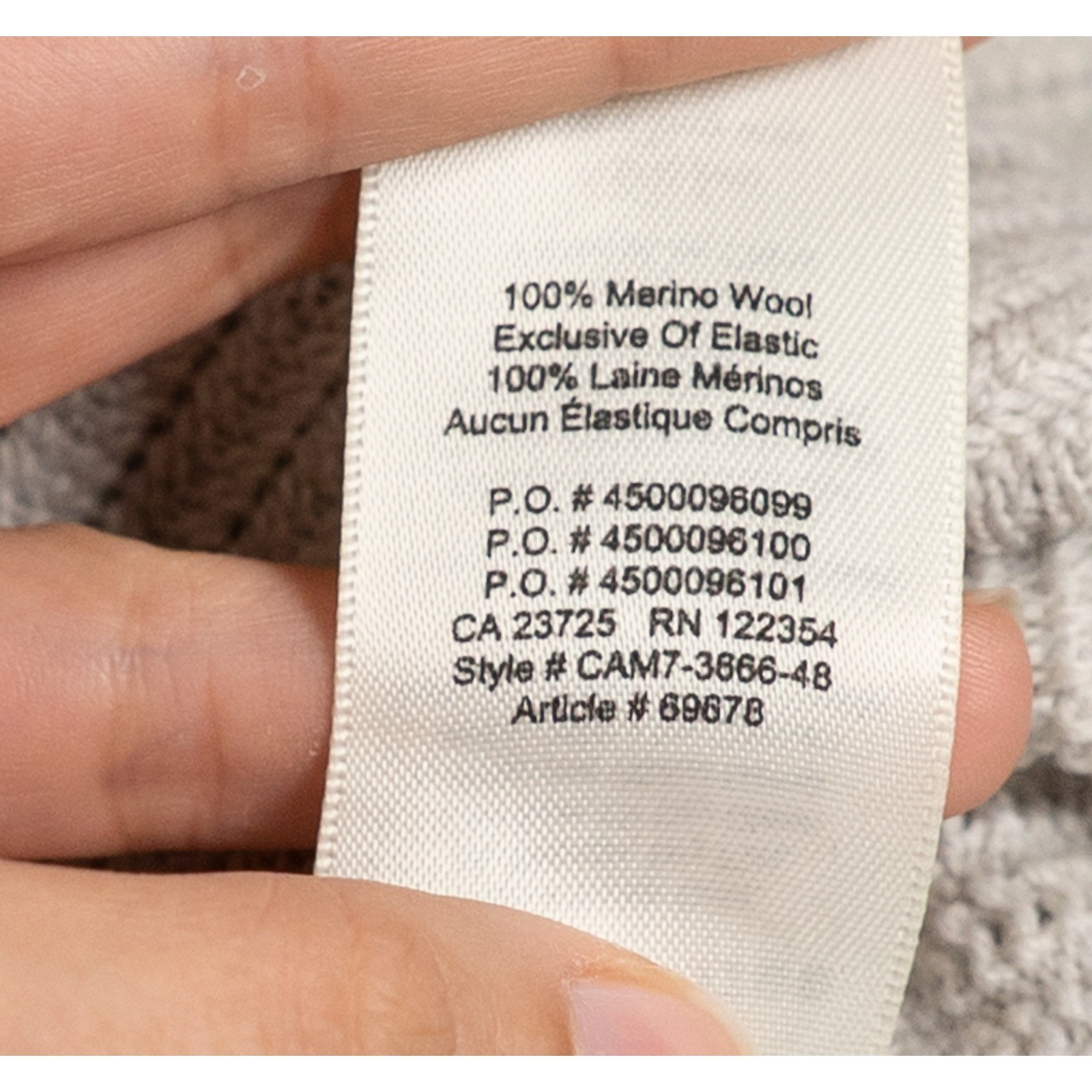 Wilfred Free Womens Sweater L Merino Wool Cropped Boxy Ribbed Beige Oversized image 4