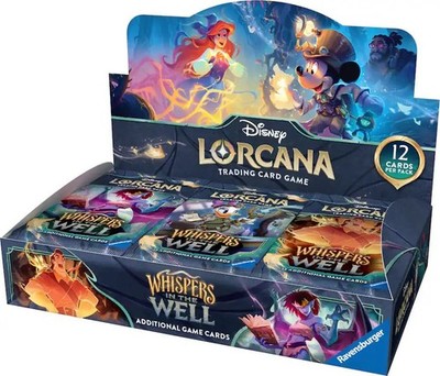 Disney Lorcana Whispers in the Well Booster Box Factory Sealed 24 Packs