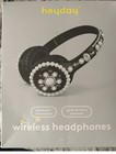 heyday Embellishment On-Ear Bluetooth Wireless Headphones Black/White — photo 3
