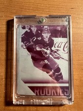Tim Stutzle 20-21 Upper Deck Extended Rookie Card 1/1 Magenta Plate Senators. rookie card picture