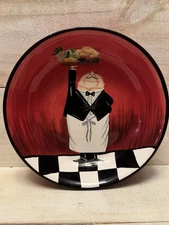 Dinner is Served Individual Pasta Bowl by Certified International - Waiter 9.25"