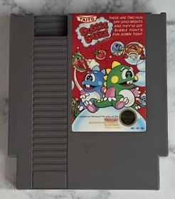 Bubble Bobble (Nintendo NES) Cib Complete Damaged Box - Tested