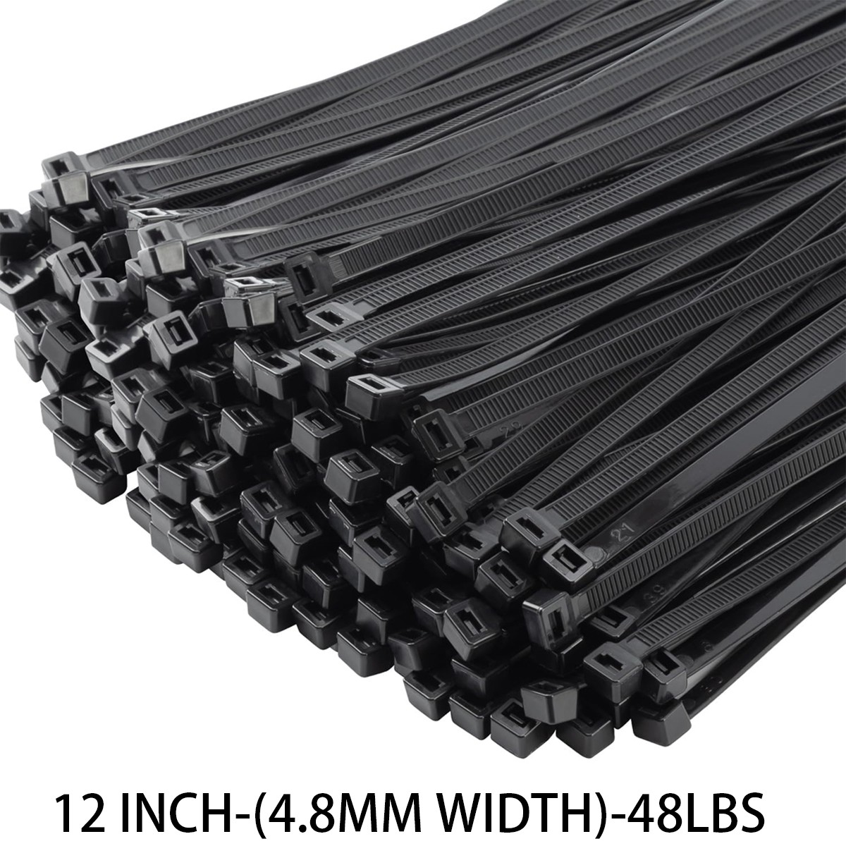 Heavy Duty Self-Locking Nylon Zip Ties 100 PCS Universal Cable Tie