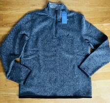 Pullover Nautica Men  s Medium Quarter Zip Pullover Sweater NWT