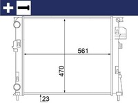 Mahle KüHler, MotorküHlung CR 1504 000S Passend FüR Nissan Opel Renault