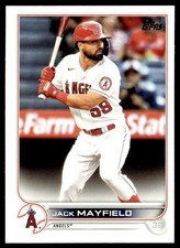 2022 Topps Jack Mayfield Los Angeles Angels #614